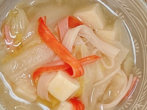 簡単★白菜カニカマ煮